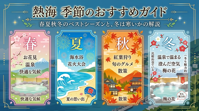 熱海の季節おすすめガイド｜春・3月・夏・秋・冬の観光ベスト時期と冬は寒いのか解説